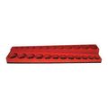 Westward 5nne5 Tool Organizer Sockets 3 8 Dr Red Mag 