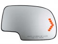 Apa Replacement Mirror Glass For 2003-2007 Silverado Sierra Tahoe Yukon Avalanche Escalade Power Heated With Led Signal 