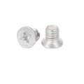 A16041500ux1537 M5x6mm 0 8mm Pitch Phillips Flat Head Countersunk Bolts Screws 50pcs 