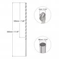 Uxcell 6mm Twist Drill Bits High-speed Steel Straight Shank Extra Long Bit 300mm Length For Wood Plastic Aluminum