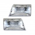 Mazda B2500 B3000 B4000 1998 1999 2000 Headlight Assembly Driver And Passenger Side Pair Halogen Type Replacement For Ma2502113 