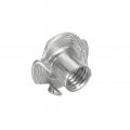 Uxcell 3 8 -16 T-nut 100pcs 304 Stainless Steel 4 Pronged Tee Nuts For Furniture Woodwork Cabinetry Threaded Insertion