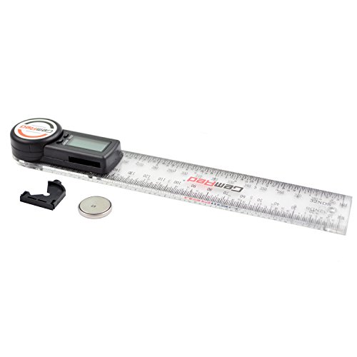 200mm/7-Inch Plastic Ruler 82305 Digital Angle Finder Measuring Tools Home 