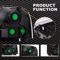 G-plus Headlights Assembly Compatible With 99-04 Ford F250 F350 F450 F550 Super Duty 00-04 Excursion Bumper Headlamp Smoky Lens