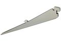 Organized Living Freedomrail Angled Bracket For Ventilated Shelves 12-inch Nickel 