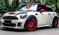 Front Rear Light Eyelid Frame Grille Trim For Mini Cooper R55 R56 R57 Jcw Style Glossy Black
