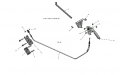 Polaris Ranger Park Brake Shift Cable Bracket Matte Black Genuine Oem Part 5262296-458 Qty 1