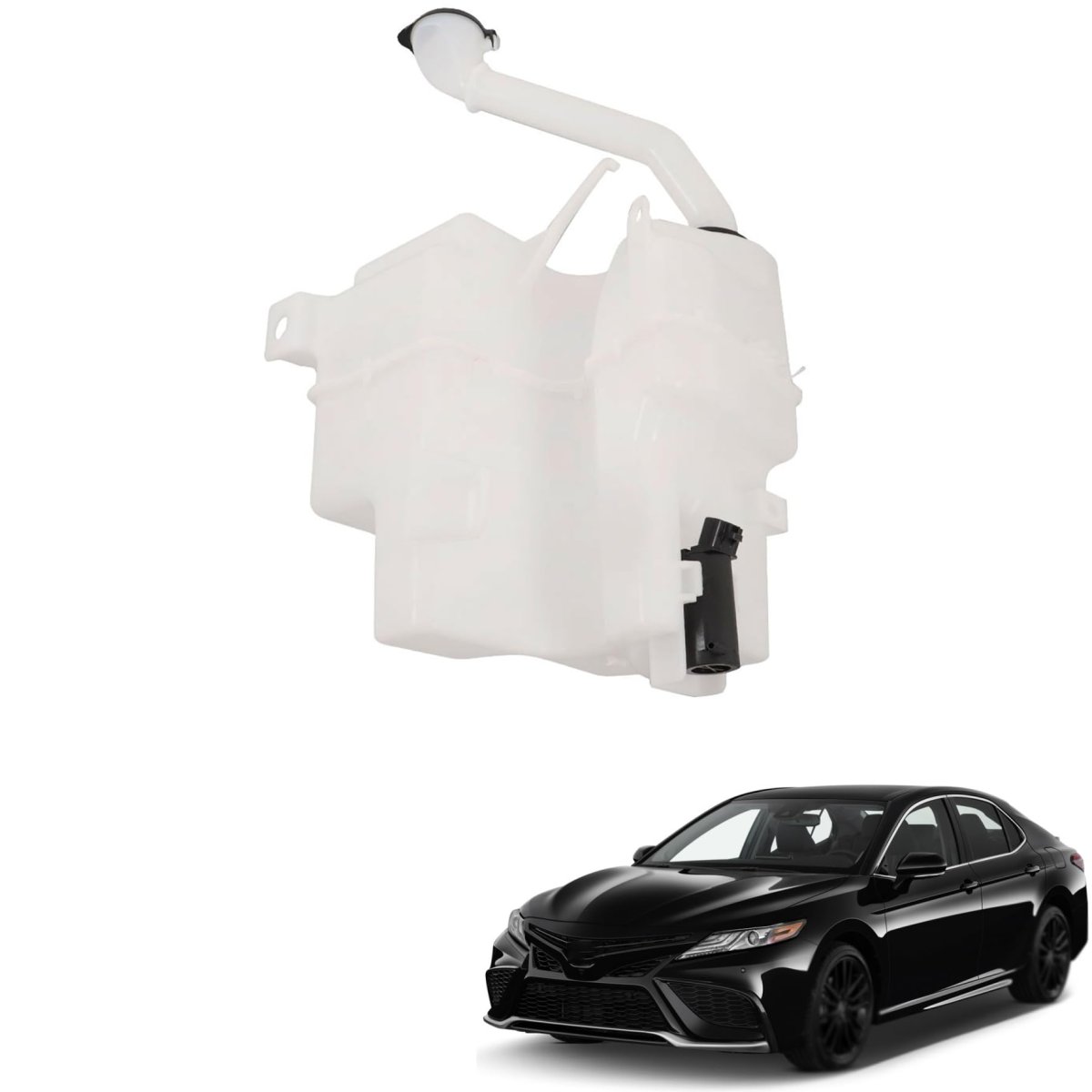 Windshield Washer Reservoir Tank With Pump No Level Sensor Replacement For Camry 2018-2022