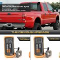 4-pieces For 1999-2010 Ford F350 F450 Super Duty Pickup Red Amber Led Strip Rear Fender Light Side Marker Lamp Replacement