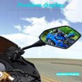 Motorcycle Rear View Mirror Side Rearview Universal Motor Racing Sport Street Bicycle 7 8 22mm Fit For Yamaha Honda Ducati