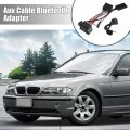 X Autohaux Bluetooth Wireless Adapter Audio Radio Music Aux In Cable Plug Set With Microphone 10 Pin For Bmw E46 2003-2006