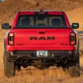 Ram 1500 Trx In Red Real Carbon Fiber Nameplate Chrome Stainless Steel License Plate Frame Official Licensed