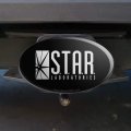 The Flash Tv Series Star Labs Logo Oval Tow Trailer Hitch Cover Plug Insert