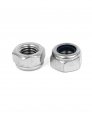 Uxcell M8x1 25mm 304 Stainless Steel Nylock Nylon Insert Hex Lock Nuts 25pcs
