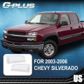 G-plus Front Headlight Lens Cover Compatible With 2003-2006 Chevy Silverado Left Right Side Clear