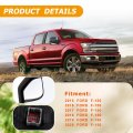 Mitzone F150 Passenger Side Rear View Mirror Compatible With 2015-2020 Ford F-150 Blind Spot Glass Power 3-pin Without Turn