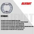 Rear Brake Shoe For Honda Rancher 350 400 420 Foreman 450 500 520 06430-hn0-a20 06430-hn0-a30