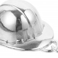 Holibanna 3d Metal Hard Hat Helmet Construction Safety Keychain Novelty Gifts For Men Firefighter Builder Engineer