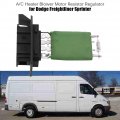 Qiilu Ac Blower Motor Fan Resistor Replacement 0018216760 5133432aa 973041 973-041 Fit For 1995-2006 Sprinter 2002-2006