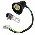 Caltric Left Or Right Headlight Socket Cord And Bulb Compatible With Yamaha Wolverine Yfm350fx 4x4 1995-1999