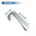 X Autohaux Left Right Side Exterior Door Mirror Cover Cap Replacement Chrome Plated For Chevy Silverado 1500 Gmc Sierra 2019