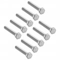 Uxcell M8 Thread 55mm Length Hex Bolts 304 Stainless Steel Hexagon Screw Bolt 10pcs