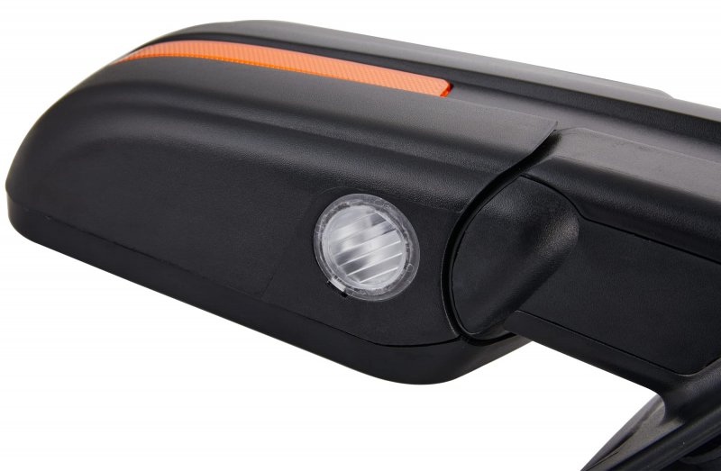 Zaposts Towing Mirror Fit For 2007-2014 Ford F150 Power Heated W Amber Signal W Puddle Light Manual Folding Passenger Side