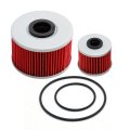 15412-hp7-a01 Oil Filter With O-rings For Honda Pioneer 1000 Sxs1000 M3 M5 2016 2020 Replaces 94109-12000 And 15412-mgs-d21 
