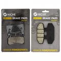 Niche Brake Pad Set For Harley-davidson Low Rider Deluxe Fat Bob 41300102 41300197 Front Rear Organic