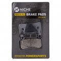 Niche Brake Pad Set For Harley-davidson Low Rider Deluxe Fat Bob 41300102 41300197 Front Rear Organic