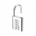 Uxcella 10-digit Combination Padlock Push Button Locker Cabinet Lock Silver Tone 2pcs