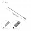 Uxcell 10 Pcs 1 4 6 3mm Hex Shank Magnetic H2 5 Hexagon Torx Screwdriver Bits