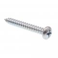 Sheet Metal Screws Self Tapping Pan Head Phillips Drive 14 X 1 5 In Stainless Steel 100 Pack 