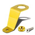 Full Aluminum 2-row 42mm Radiator Bundle With Gold Stay Mount Bracket Compatible Civic 92-00 Del Sol 93-97 Integra 94-01 Eg