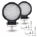 Ychow-tech Round Led Diffused Light Pods 2pcs 4 Inch 160w Off Road Works Ditch Fog Lamp Tail Light Ip68 Waterproof Atv Cube 