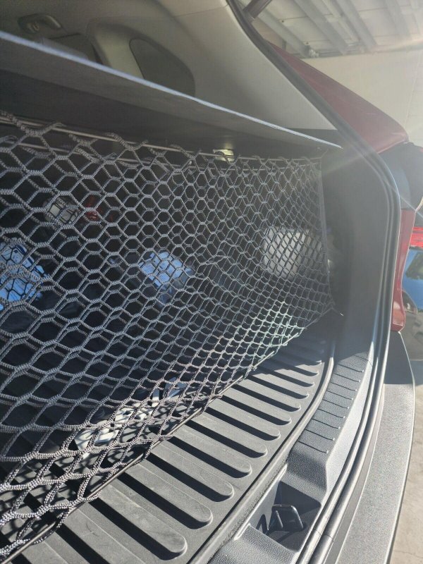 Eaccessories Ea Rear Trunk Organizer Cargo Net For Toyota Rav4 2019-2023 Envelope Style Suv Premium Mesh Car Vehicle Carrier