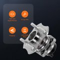 Ocpty New Wheel Hub Bearings Rear Axle 4 Lugs With Abs Compatible For Toyota Prius 2001-2003 Oe 512520 Pack Of 1