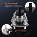 Ocpty New Wheel Hub Bearings Rear Axle 4 Lugs With Abs Compatible For Toyota Prius 2001-2003 Oe 512520 Pack Of 1