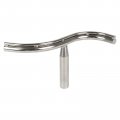 Copgge Curved Lathe Tool Rest For Wood Special Shaped Bowl Turner Turning Holder Base Curve Bar Support 1 Diameter Post 25mm 