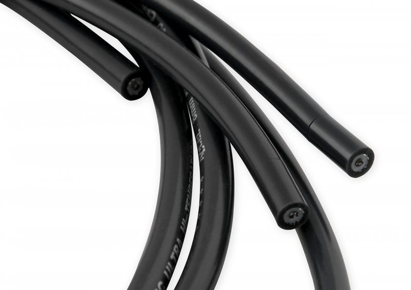 Accel 9001ck Extreme 9000 Spark Plug Wire Set Universal 90 Degree Black Ceramic Boots