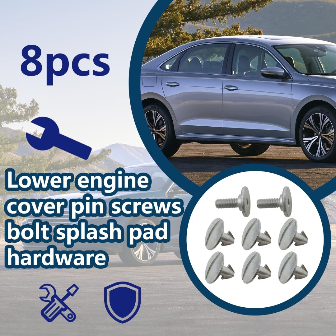 Lower Engine Cover Pin Screws Bolts Splash Shield Hardware Fits For Honda Accord Civic Cr-v Acura Replace 90674-ty2-a01