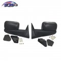 Tom Towing Mirror Manual Textured Black Pair Set For 1994-2002 Dodge Ram 1500 2500 3500 Ch1321258 Ch1320258