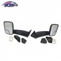 Tom Towing Mirror Manual Textured Black Pair Set For 1994-2002 Dodge Ram 1500 2500 3500 Ch1321258 Ch1320258