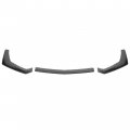 Hecasa Front Bumper Lip Compatible With 2018-2023 Ford Mustang Gt Model Only 3-piece Lower Spoiler Splitter Body Kit Protector