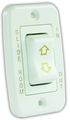 Jr Products 12345 White Low Profile Slide-out Switch With Bezel 
