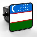 Durable Trailer Hitch Cover Flag Of Uzbekistan Uzbek 