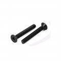 Uxcell M4x30mm 10 9 Carbon Steel Countersunk Head Hex Socket Screw 50pcs
