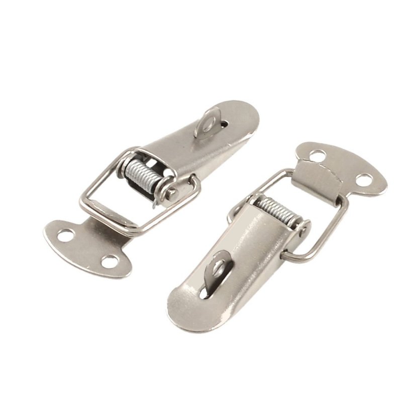 Toolbox Locked Style 2 4 Inch Long Pull Down Loop Draw Latch Silver Tone Pcs