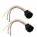 2pcs Dc 12v Speed Sensor Connector Car Wiring Harness Adapter Socket Pigtails 