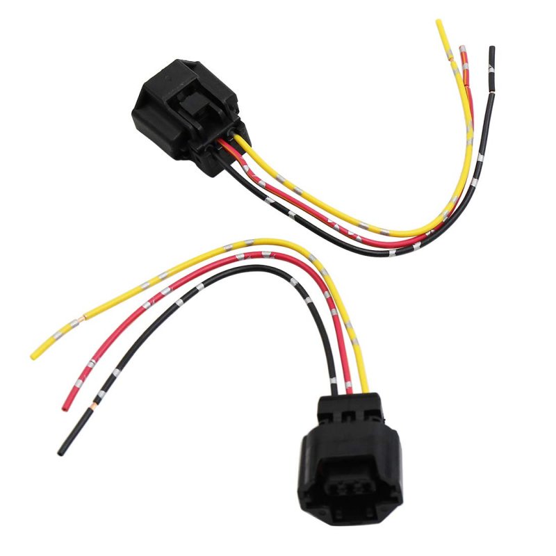 2pcs Dc 12v Speed Sensor Connector Car Wiring Harness Adapter Socket Pigtails